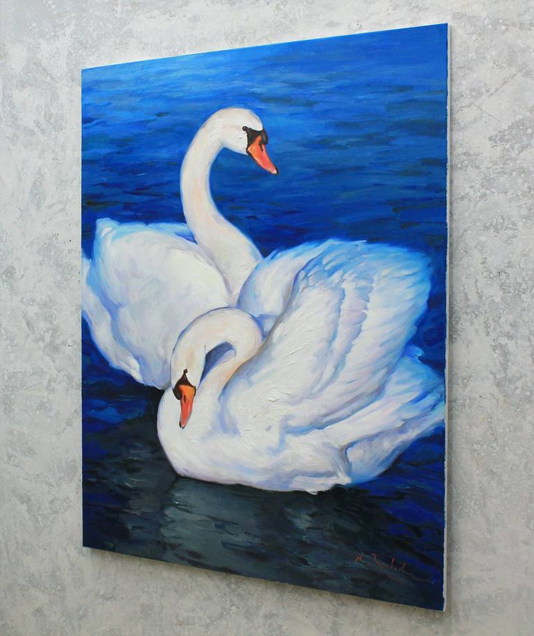 Original Contemporary Animal Painting by Alisa Onipchenko-Cherniakovska