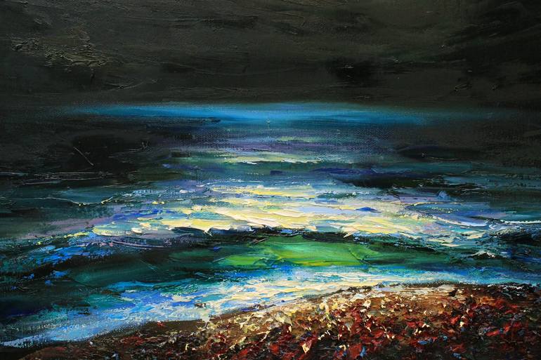 Original Seascape Painting by Alisa Onipchenko-Cherniakovska