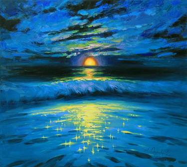 Original Impressionism Seascape Paintings by Alisa Onipchenko-Cherniakovska