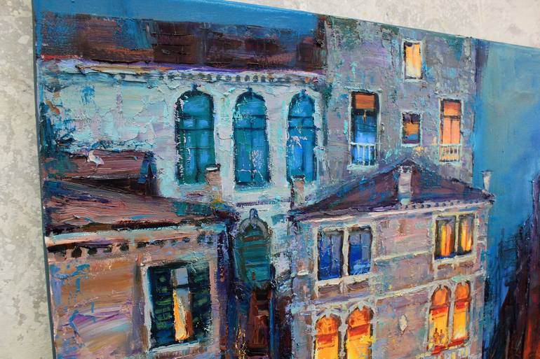 Original Expressionism Architecture Painting by Alisa Onipchenko-Cherniakovska