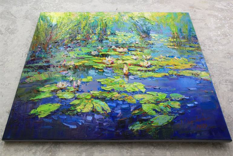 Original Expressionism Landscape Painting by Alisa Onipchenko-Cherniakovska