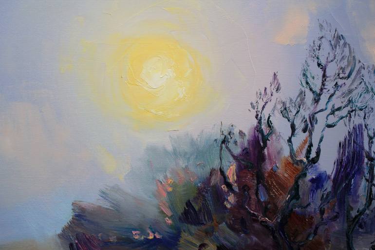 Original Figurative Landscape Painting by Alisa Onipchenko-Cherniakovska