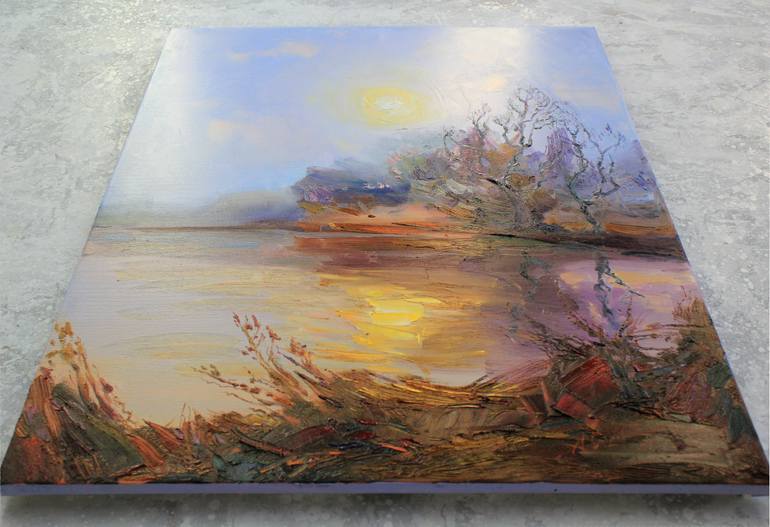 Original Figurative Landscape Painting by Alisa Onipchenko-Cherniakovska