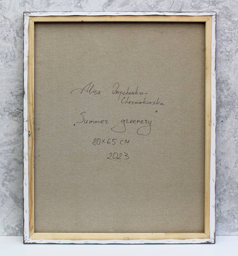 Original Expressionism Landscape Painting by Alisa Onipchenko-Cherniakovska