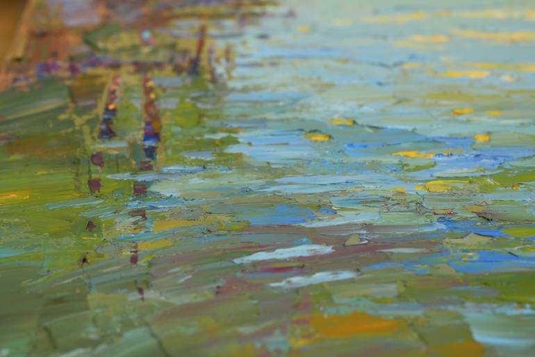 Original Expressionism Landscape Painting by Alisa Onipchenko-Cherniakovska