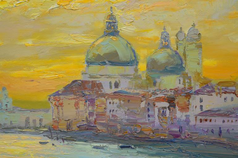 Original Expressionism Landscape Painting by Alisa Onipchenko-Cherniakovska