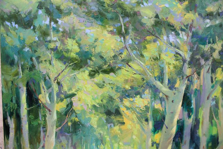 Original Contemporary Landscape Painting by Alisa Onipchenko-Cherniakovska