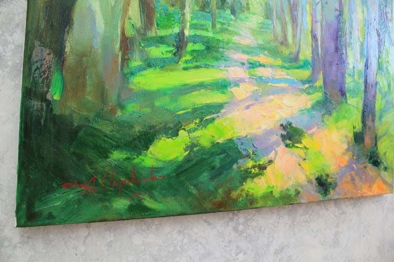 Original Contemporary Landscape Painting by Alisa Onipchenko-Cherniakovska