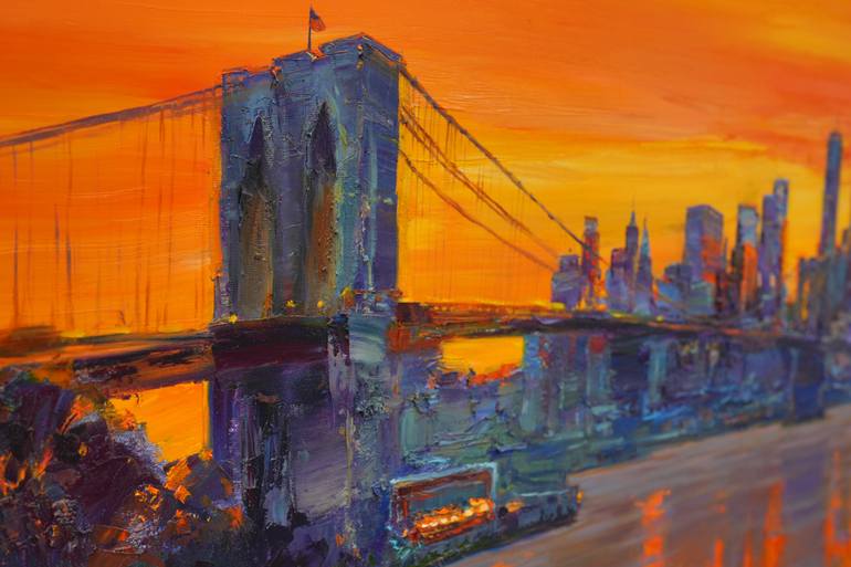Original Contemporary Architecture Painting by Alisa Onipchenko-Cherniakovska