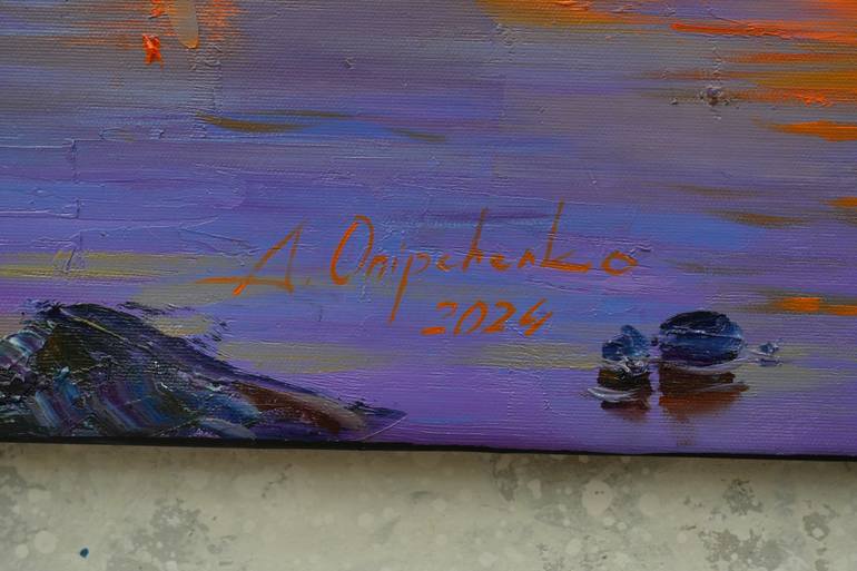 Original Contemporary Architecture Painting by Alisa Onipchenko-Cherniakovska