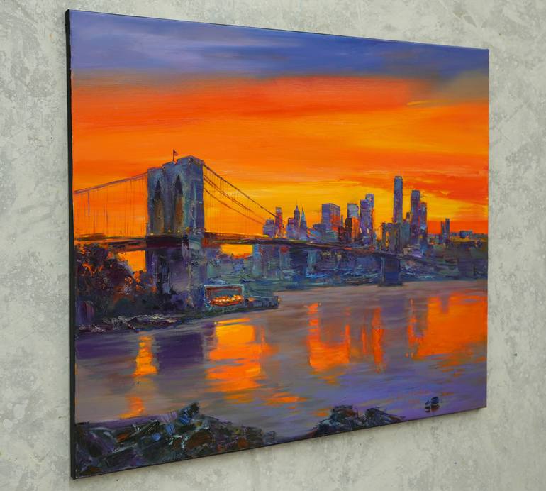 Original Contemporary Architecture Painting by Alisa Onipchenko-Cherniakovska