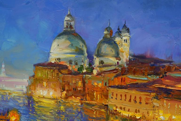 Original Contemporary Architecture Painting by Alisa Onipchenko-Cherniakovska