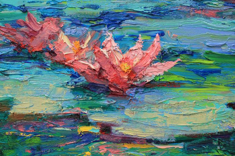 Original Expressionism Nature Painting by Alisa Onipchenko-Cherniakovska