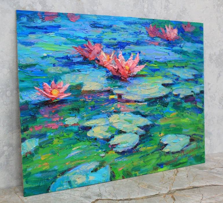 Original Expressionism Nature Painting by Alisa Onipchenko-Cherniakovska