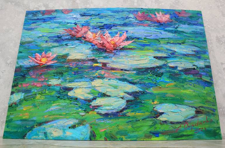 Original Expressionism Nature Painting by Alisa Onipchenko-Cherniakovska