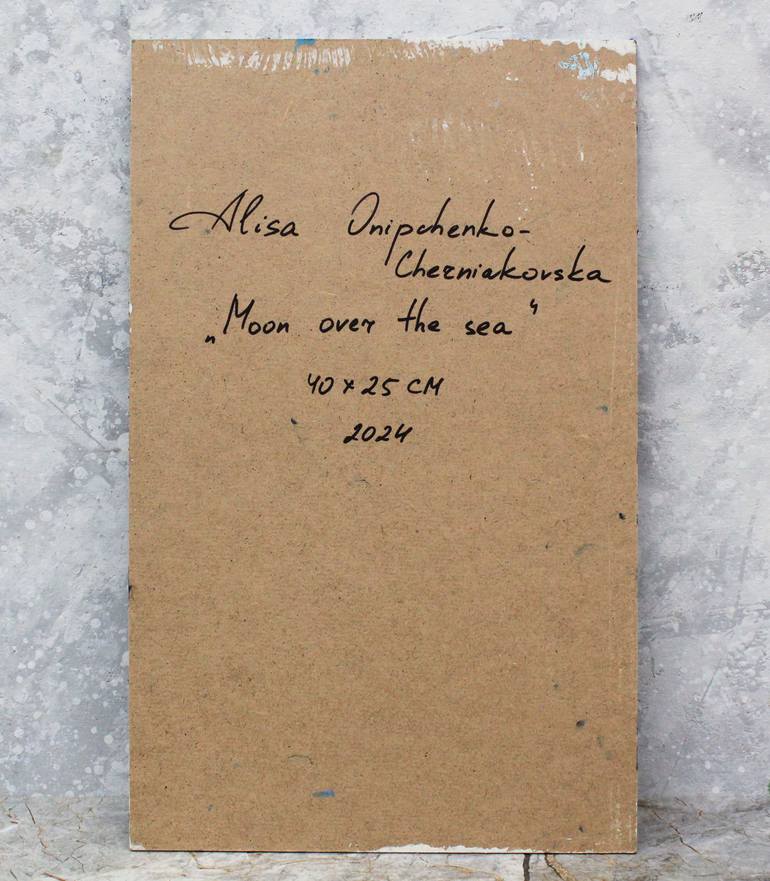 Original Expressionism Seascape Painting by Alisa Onipchenko-Cherniakovska