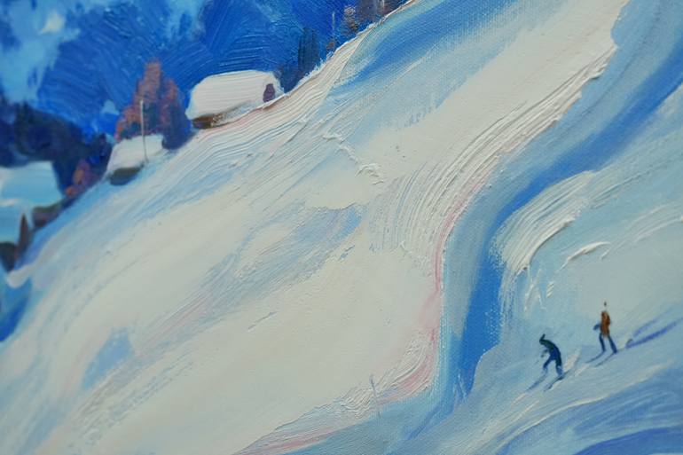 Original Expressionism Landscape Painting by Alisa Onipchenko-Cherniakovska