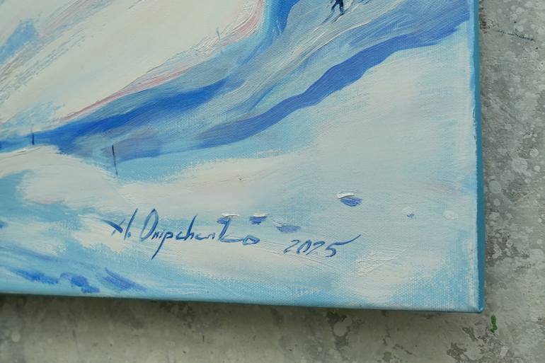 Original Expressionism Landscape Painting by Alisa Onipchenko-Cherniakovska