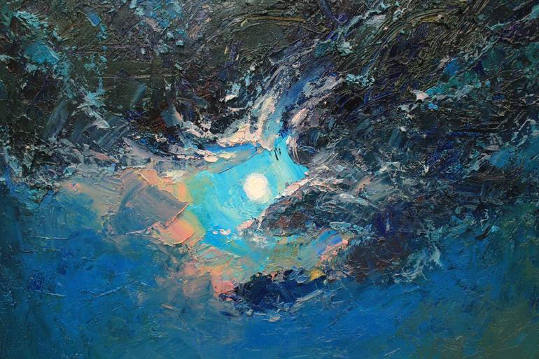 Original Contemporary Landscape Painting by Alisa Onipchenko-Cherniakovska