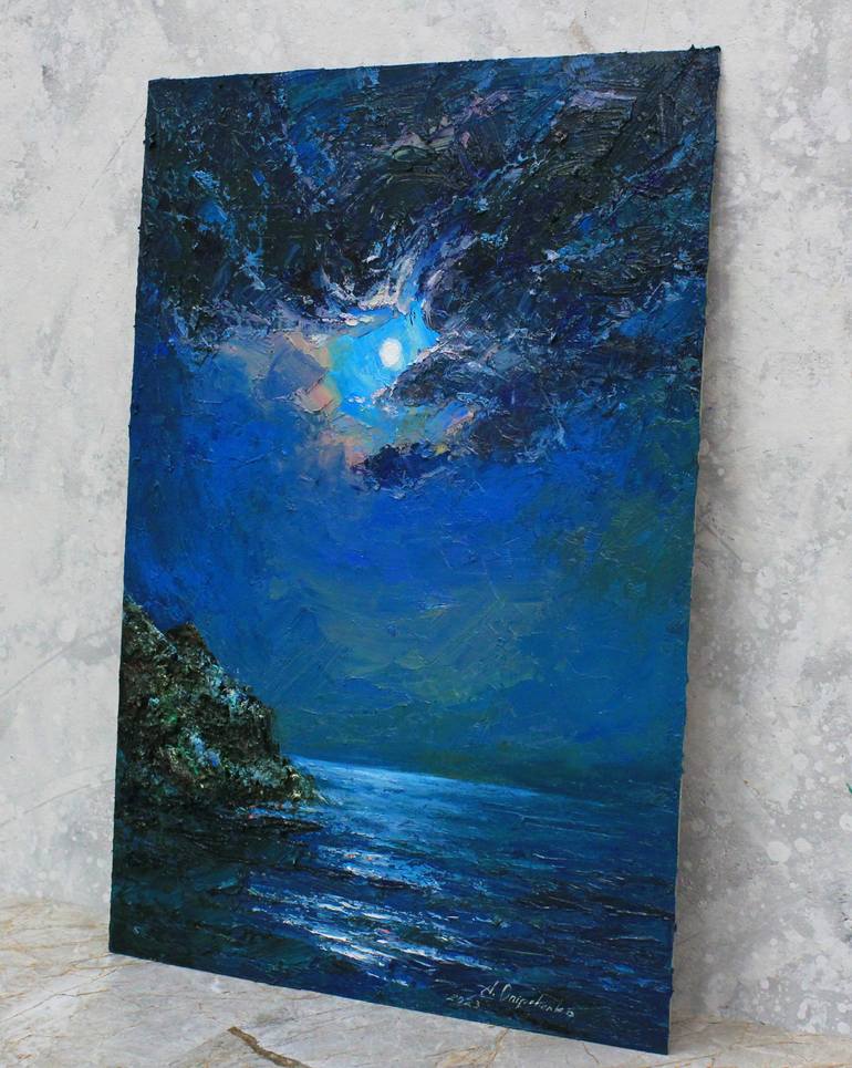Original Contemporary Landscape Painting by Alisa Onipchenko-Cherniakovska