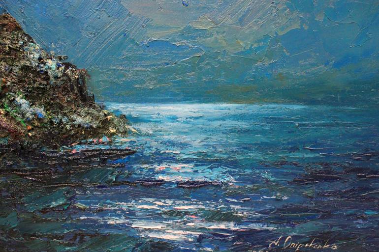 Original Contemporary Landscape Painting by Alisa Onipchenko-Cherniakovska