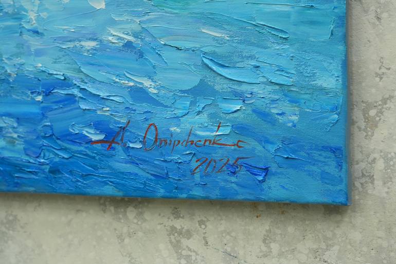 Original Expressionism Landscape Painting by Alisa Onipchenko-Cherniakovska