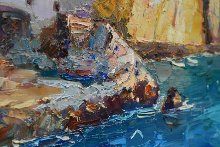 Original Expressionism Landscape Painting by Alisa Onipchenko-Cherniakovska