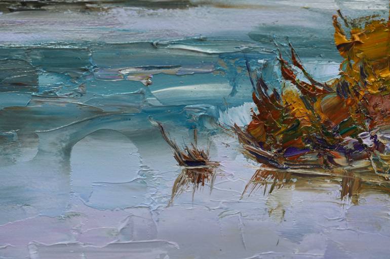 Original Figurative Landscape Painting by Alisa Onipchenko-Cherniakovska