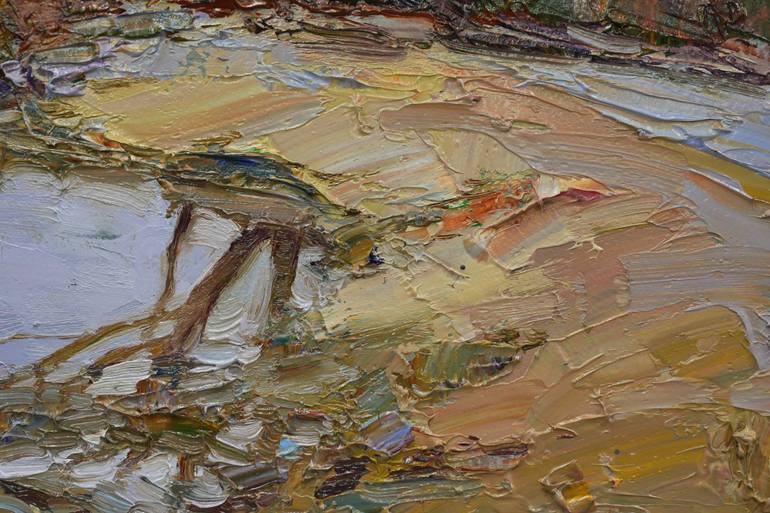 Original Figurative Landscape Painting by Alisa Onipchenko-Cherniakovska