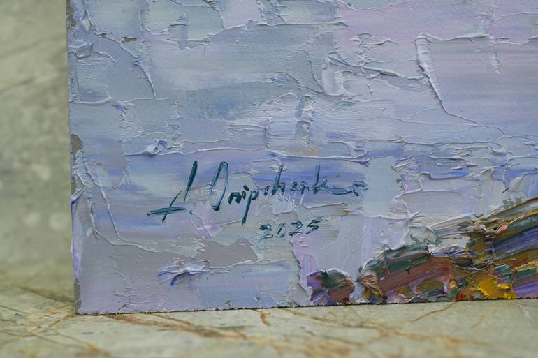 Original Figurative Landscape Painting by Alisa Onipchenko-Cherniakovska
