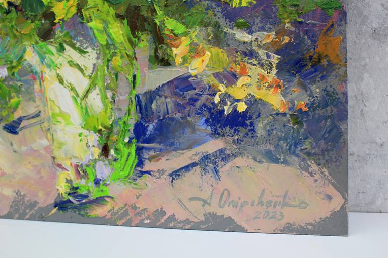 Original Expressionism Floral Painting by Alisa Onipchenko-Cherniakovska