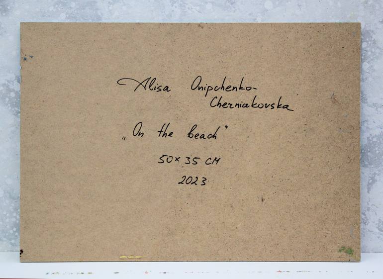 Original Contemporary Beach Painting by Alisa Onipchenko-Cherniakovska