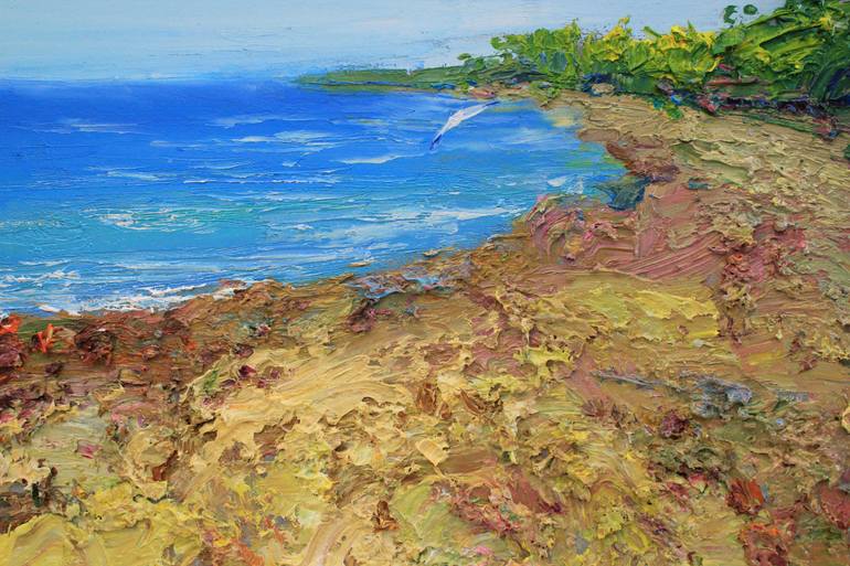 Original Contemporary Beach Painting by Alisa Onipchenko-Cherniakovska