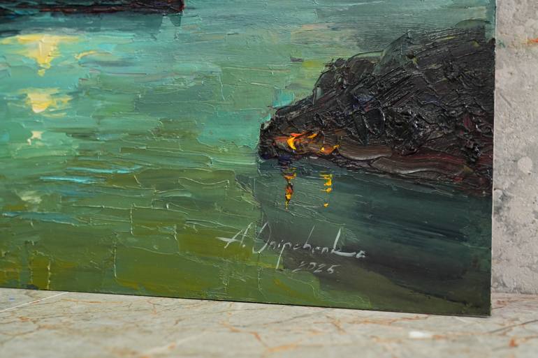 Original Contemporary Landscape Painting by Alisa Onipchenko-Cherniakovska
