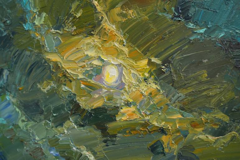 Original Contemporary Landscape Painting by Alisa Onipchenko-Cherniakovska