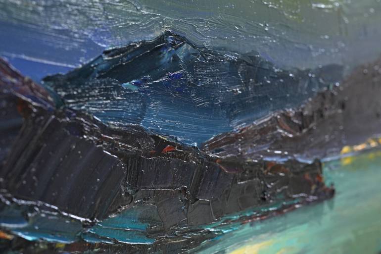Original Contemporary Landscape Painting by Alisa Onipchenko-Cherniakovska