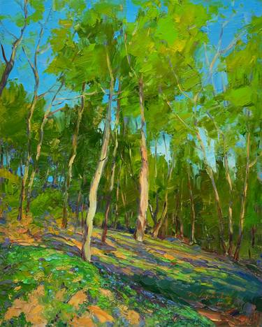 Original Expressionism Landscape Painting by Alisa Onipchenko-Cherniakovska