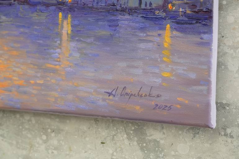 Original Figurative Landscape Painting by Alisa Onipchenko-Cherniakovska