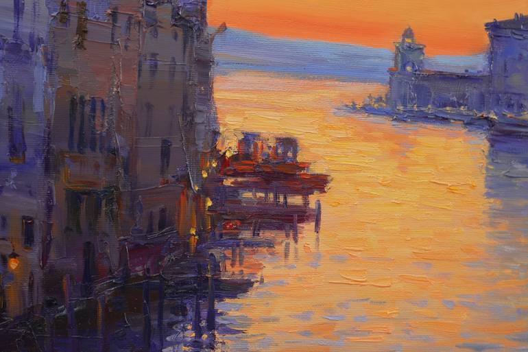 Original Figurative Landscape Painting by Alisa Onipchenko-Cherniakovska