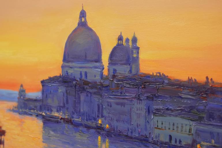 Original Figurative Landscape Painting by Alisa Onipchenko-Cherniakovska