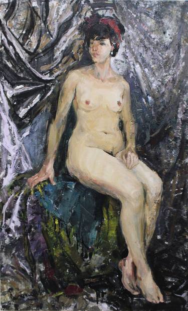 Original Expressionism Nude Paintings by Alisa Onipchenko-Cherniakovska