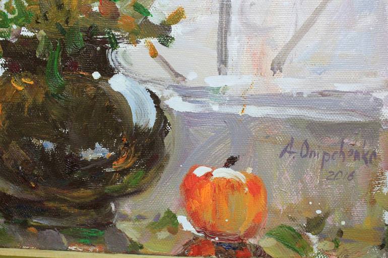 Original Abstract Still Life Painting by Alisa Onipchenko-Cherniakovska