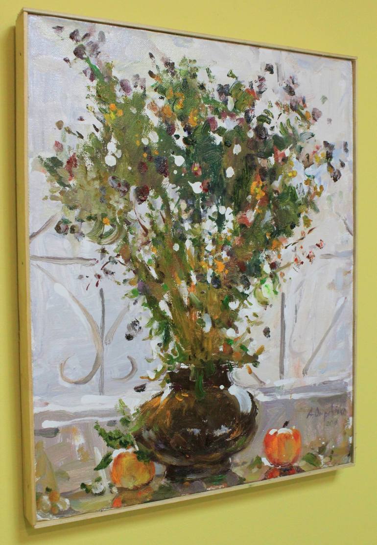 Original Abstract Still Life Painting by Alisa Onipchenko-Cherniakovska