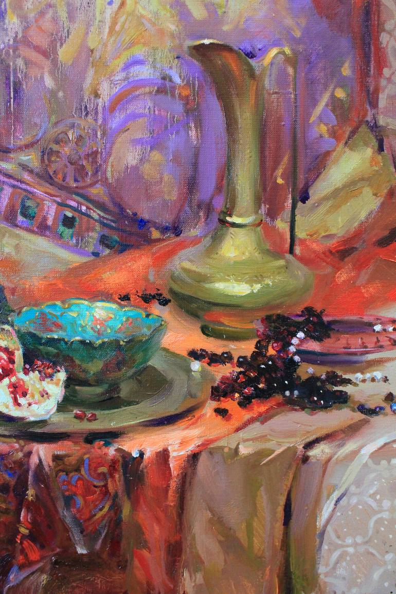 Original Expressionism Still Life Painting by Alisa Onipchenko-Cherniakovska