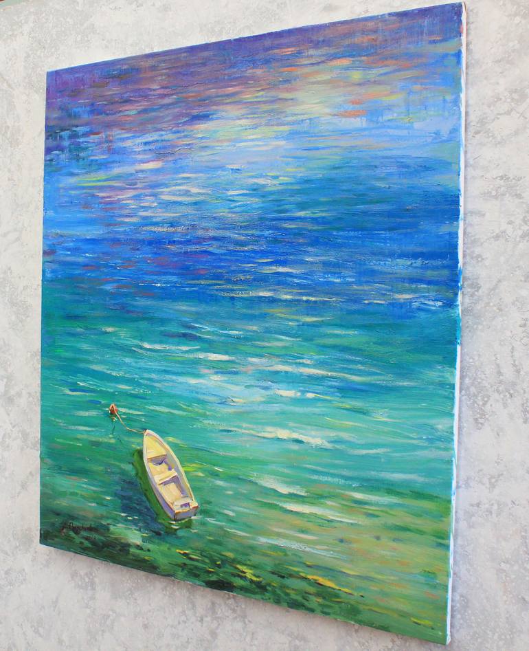 Original Seascape Painting by Alisa Onipchenko-Cherniakovska