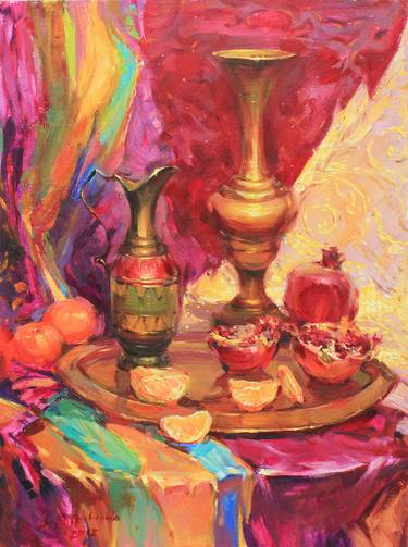 Original Expressionism Still Life Paintings by Alisa Onipchenko-Cherniakovska