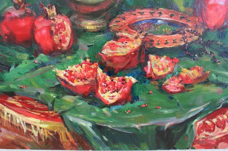 Original Expressionism Still Life Painting by Alisa Onipchenko-Cherniakovska