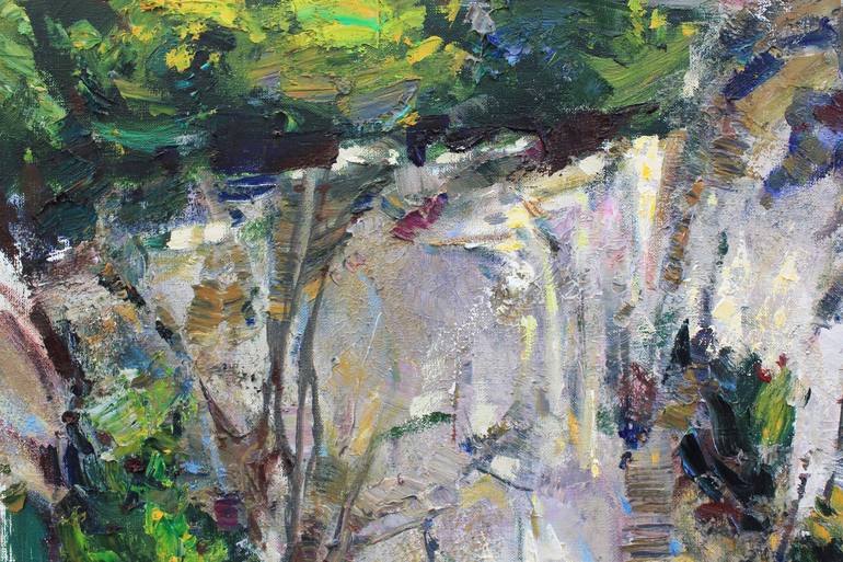 Original Expressionism Landscape Painting by Alisa Onipchenko-Cherniakovska