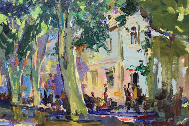 Original Expressionism Cities Painting by Alisa Onipchenko-Cherniakovska