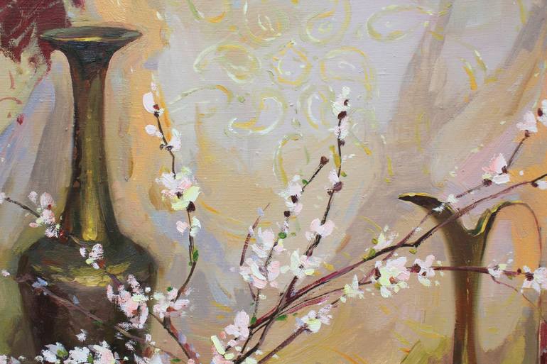 Original Documentary Still Life Painting by Alisa Onipchenko-Cherniakovska